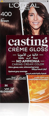 LOREAL PARIS CASTING CREAM GLOSS 400 BROWN